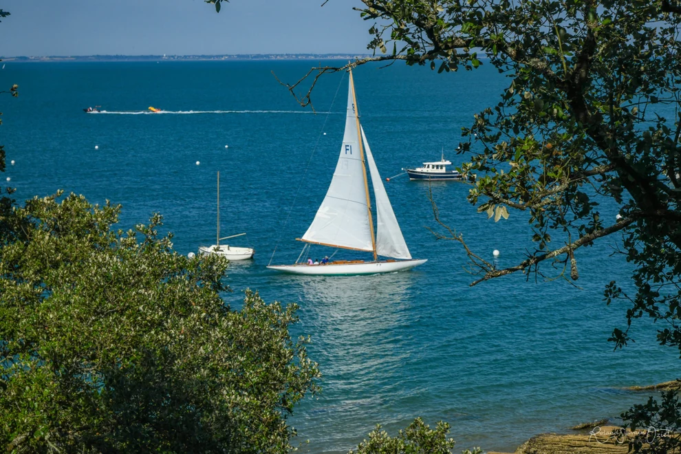 Bateau sur l'Océan à Noirmoutier