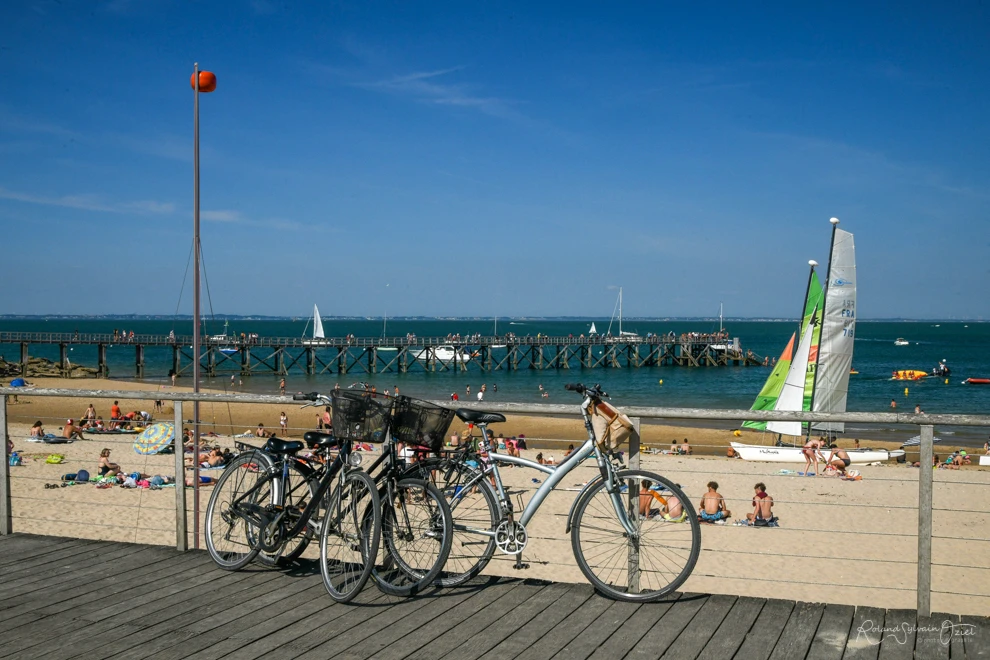 Vue panoramique sur la mer à Noirmoutier